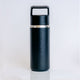 Outsider The All Day 26 Ounce Insulated Travel Water Bottle Tumbler with Easy Carry Handle Lid in Matte Black
