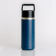 Outsider The All Day 26 Ounce Insulated Travel Water Bottle Tumbler with Easy Carry Handle Lid in Matte Navy Blue