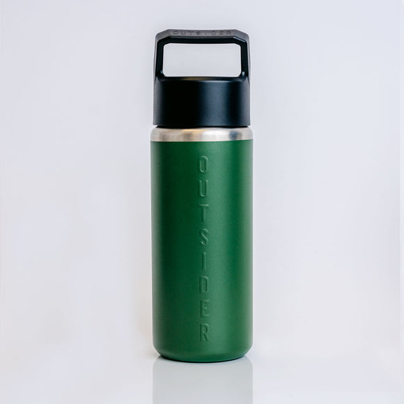 Outsider All Day Matte Green Insulated Water Bottle